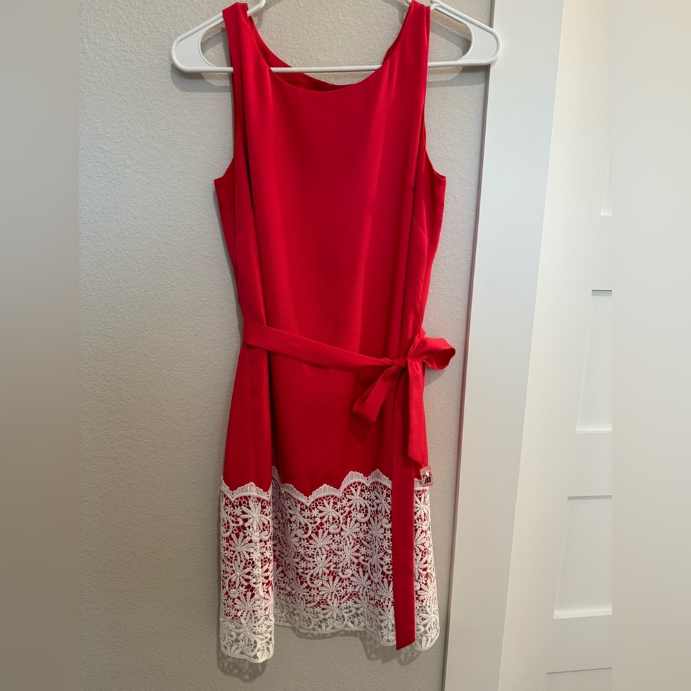 Gianni Bini Lace Trim Dress